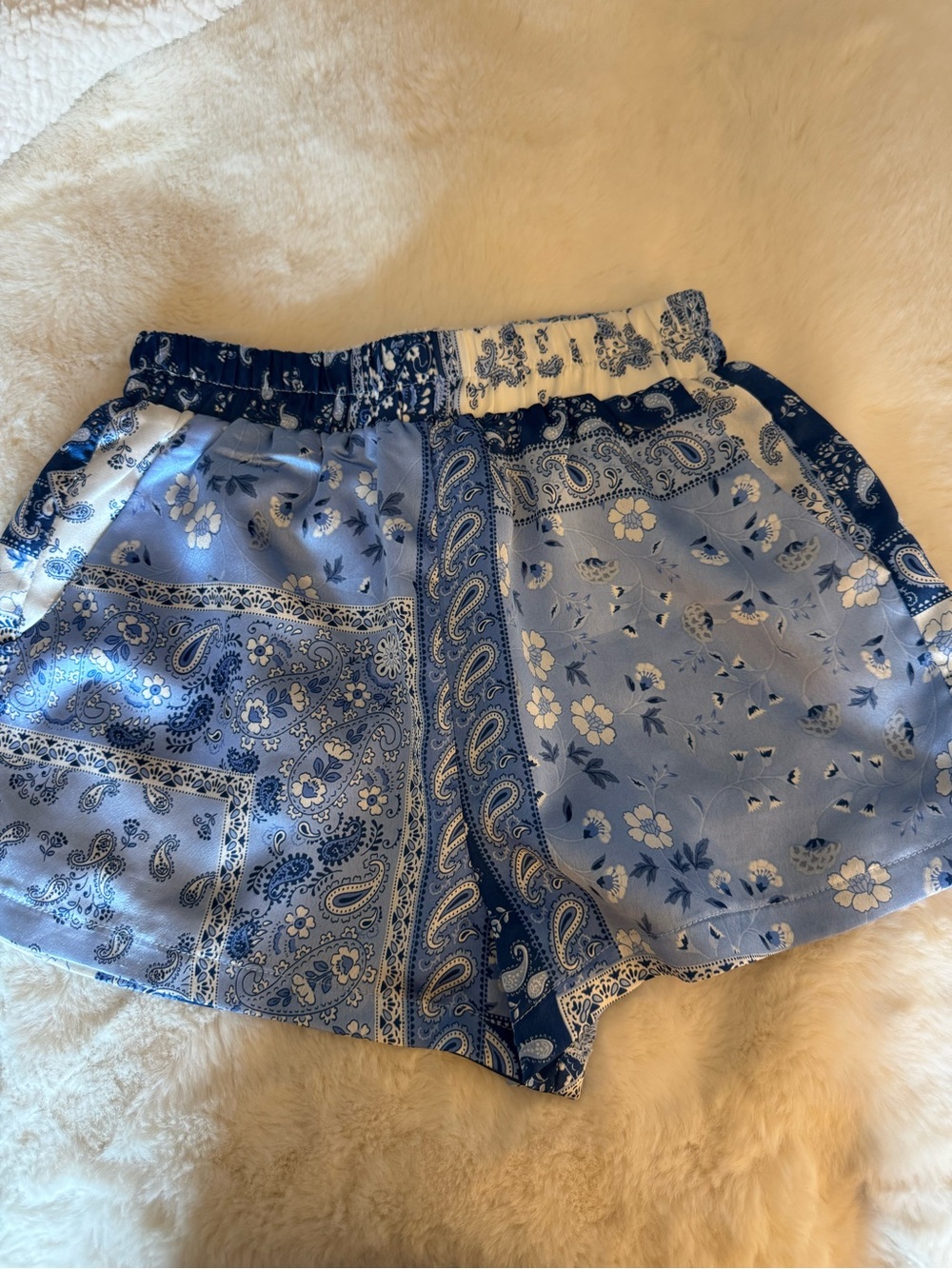 Kittenish Silk Shorts